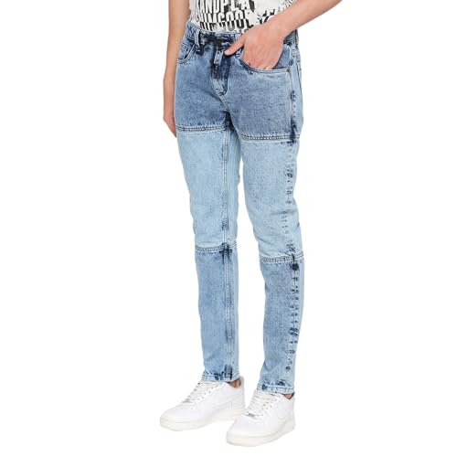 Image of Being Human Blue Jogger Fit Men's Denims Clothing