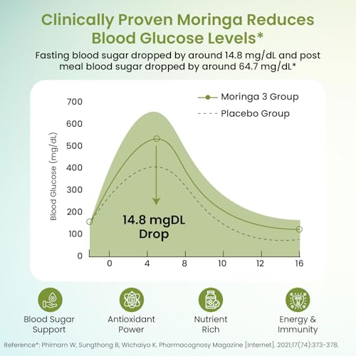 Image of Vlado's Himalayan Organics Organic Moringa Tablet with 1200mg Moringa Leaves Extract | Moringa Powder Tablets for Immunity, Digestion & Energy - 60 Tablets