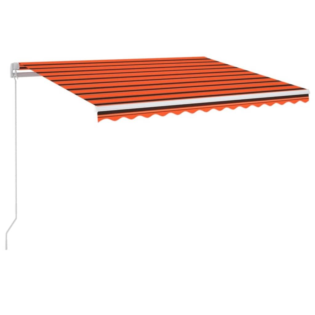 Ombrage des fenêtres et grand auvent de terrasse à LED étanche 350x250