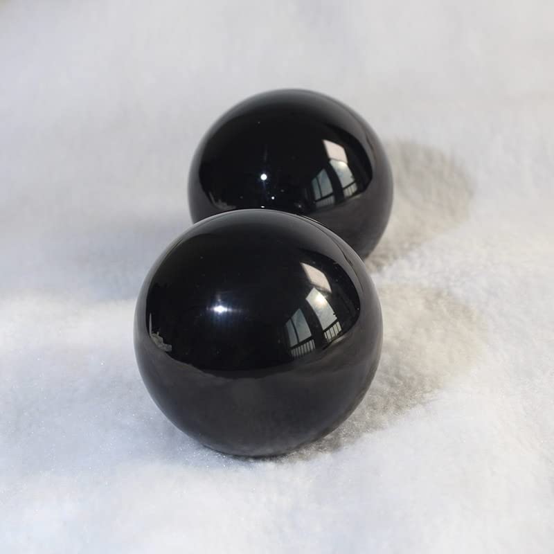 Sfera Di Ossidiana Nera 30 Mm - Pietra Naturale Per Feng Shui E Decorazione - Foto 7