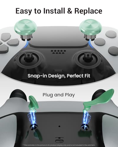 Image of CHARM FOCUS Metal Thumbsticks & Back Paddles for PS5 Edge Controller