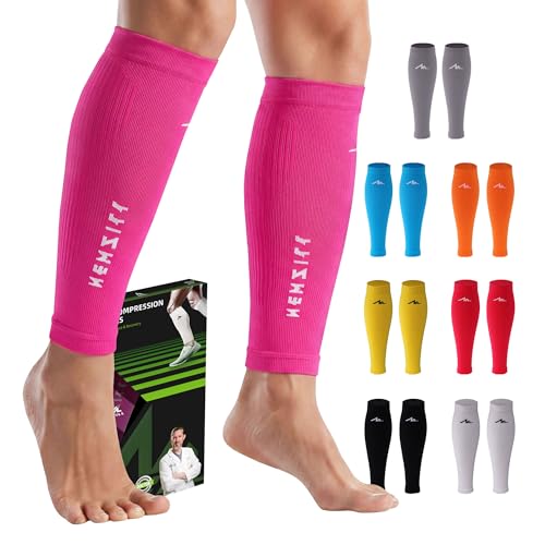 Image of NEWZILL Compression Calf Sleeves (20-30mmHg) for Men & Women - Perfect Option to Our Compression Socks - for Running, Shin Splint, Medical, Travel, Nursing