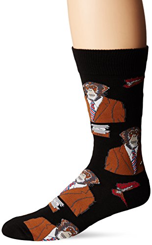 Socksmith Monkey Biz Black One Size