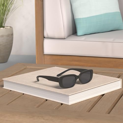 Image of JASPIN Rectangle Sunglasses for Women Men Trendy Y2k Retro 90s Sun Glasses UV Protection Cool Square Frame