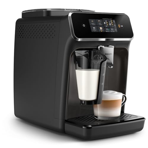 PHILIPS EP2334/10 Machine à expresso automatique, 4 types de café, solution de lait innovante : LatteGo, broyeur en céramique, interface utilisateur intuitive
