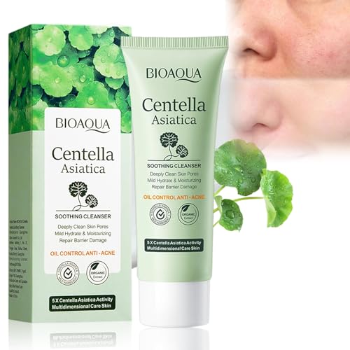 100g Mousse Nettoyante Equilibrante,Mousse nettoyante en profondeur,Nettoyant Visage Quotidien,Nettoie En Douceu,Purifie la Peau en douceur et Hydrate