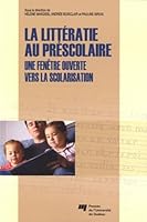 LITTERATIE AU PRESCOLAIRE 2760524280 Book Cover
