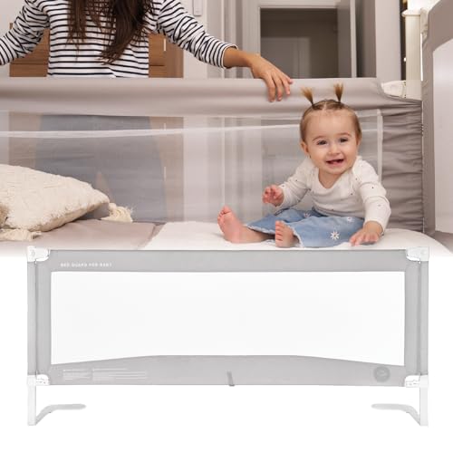 Ms Babyworld Barrera Tall Barrera De Seguridad Para Bebé 90 150 190 Cm Con Enganches Incluidos Extra Alta Y Resistente Mecanismo De Bajada Seguro Fácil Instalación 190