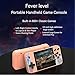 Retro Handheld Game Console, 3.5-inch HD Screen, 800 Classic Games, Single Player or 2-Person Game Mode, Retro Gaming Console，Grey/Pink (Grey)