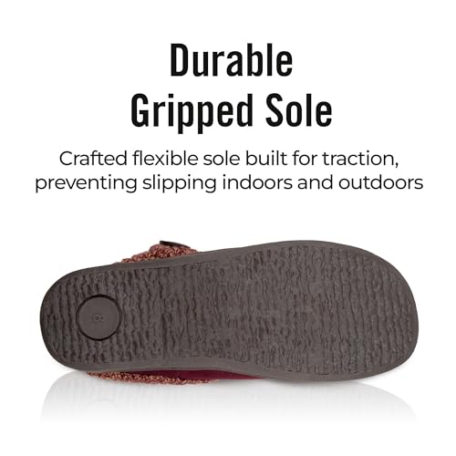 Image of Clarks Women's Knit Scuff Slipper