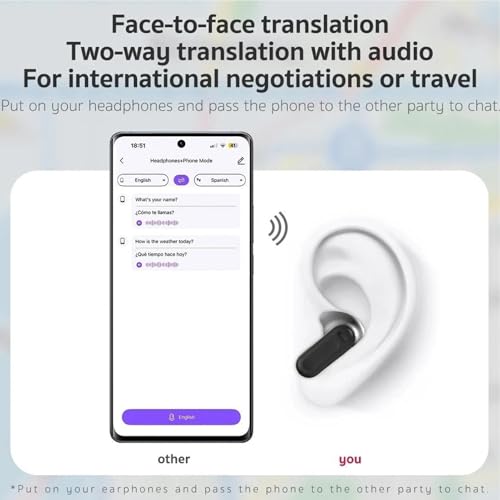 Écouteurs de traduction AI avec réduction de bruit active pour conversations fluides - 7