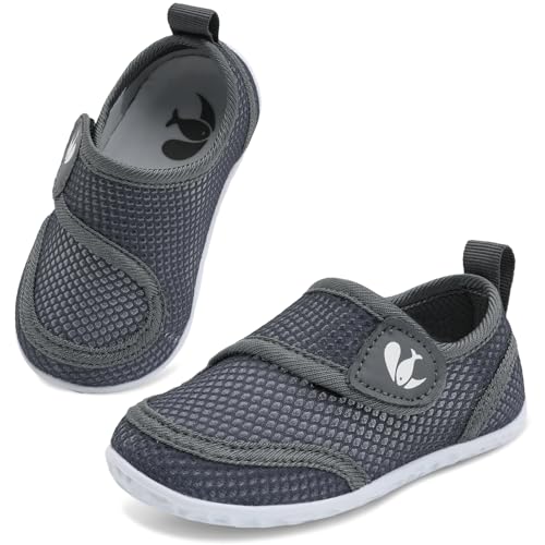 Image of FEETCITY Toddler Water Shoes Boys Girls Swim Shoes Quick Dry Kids Aqua Socks Barefoot for Beach Swimming Pool