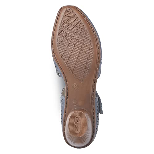 Rieker Mirjam 53 Mary Jane Womens Pump 37 M EU Blue4