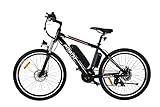 MYATU E Bike 26 Zoll, bis zu 50 Meilen, 250W Elektrofahrrad mit abnehmbarem 36V 12.5AH Lithium-Akku, Shimano 7 Gänge, Doppelscheibenbremsen, Elektro-Mountainbikes für Erwachsene