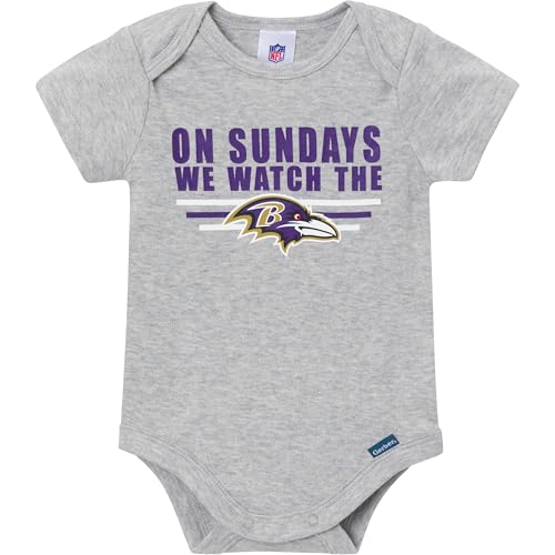 Image of Gerber NFL Baby Boys 3-Pack Onesie Bodysuit
