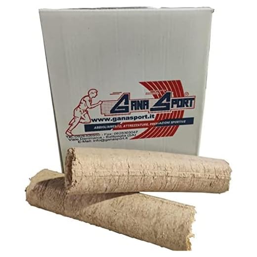 44kg Tronchetti accendifuoco in legno pressato di faggio naturale italiano 100%