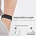 PONATTENO Replacement Band Compatible for Amazfit Helio Strap, Soft Breathable Silicone Strap, Waterproof Sport Watch band, Durable Quick Release Magnetic Buckle Wristband (Black)