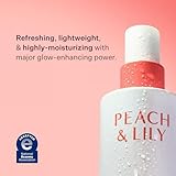 Peach & Lily - Glass Skin Veil Mist (3.38 ounces) - Hydrate & Glow - Facial Mist - Weightless - Cucumber Water, Lotus, Peach, Reishi Mushroom - Self Care - Vegan & Cruelty Free - Korean Beauty