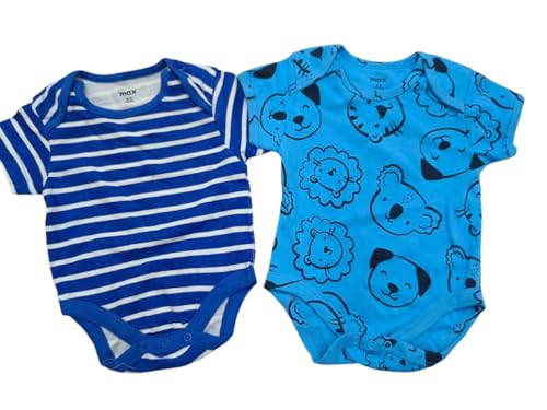 Image of Baby Full Length 100% Cotton Rompers Sleepsuits Jumpsuit Night Suits for Infants Newborn Baby Boys & Girls Pack of 2