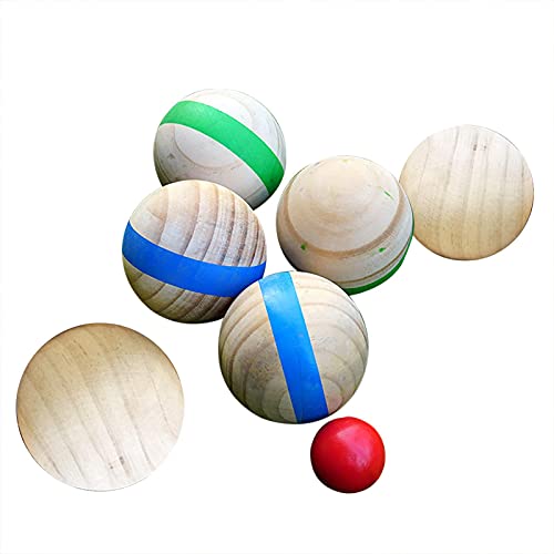 sillervan Conjunto de bolas de boche de madeira - conjuntos de bocha de quintal bolas de petanque jo