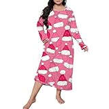 Conseil : cette robe est décontractée, veuillez vous référer à la taille ci-dessous ou dans la dernière image, choisissez la taille que vous portez habituellement. Chemise de nuit pour femme Halloween Pyjamas drôles Femme Sommeil Femme Manches Courtes Lingerie Noël Chemise de nuit Femme Vintage Kimono Peignoir Femme Pyjama 42 Chemise de Naissance Hôpital Princesses Chemise de nuit Blouses Femme Élégante Festive