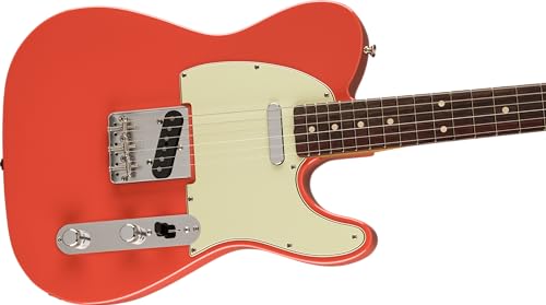 Fender Vintera II ’60s Telecaster RW Fiesta Red – Guitare Électrique - Les Beatles, Paul McCartney, John Lennon, RIngo Starr, George Harrison Fender Vintera II '60s Telecaster RW Fiesta Red - Guitare Électrique – Image 5