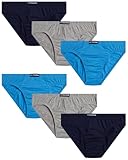U.S. Polo Assn. Mens Bikini Underwear - 6 Pack Cotton Blend String & Classic Cut Mens...