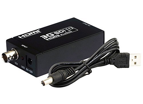 HD-SDI監視カメラ用HD-SDI→HDMI変換器/電源供給器+付属品 Amazon | SDI→HDMIコンバーター HD-SDI/3G-SDI対応 HDMI変換器 1080P