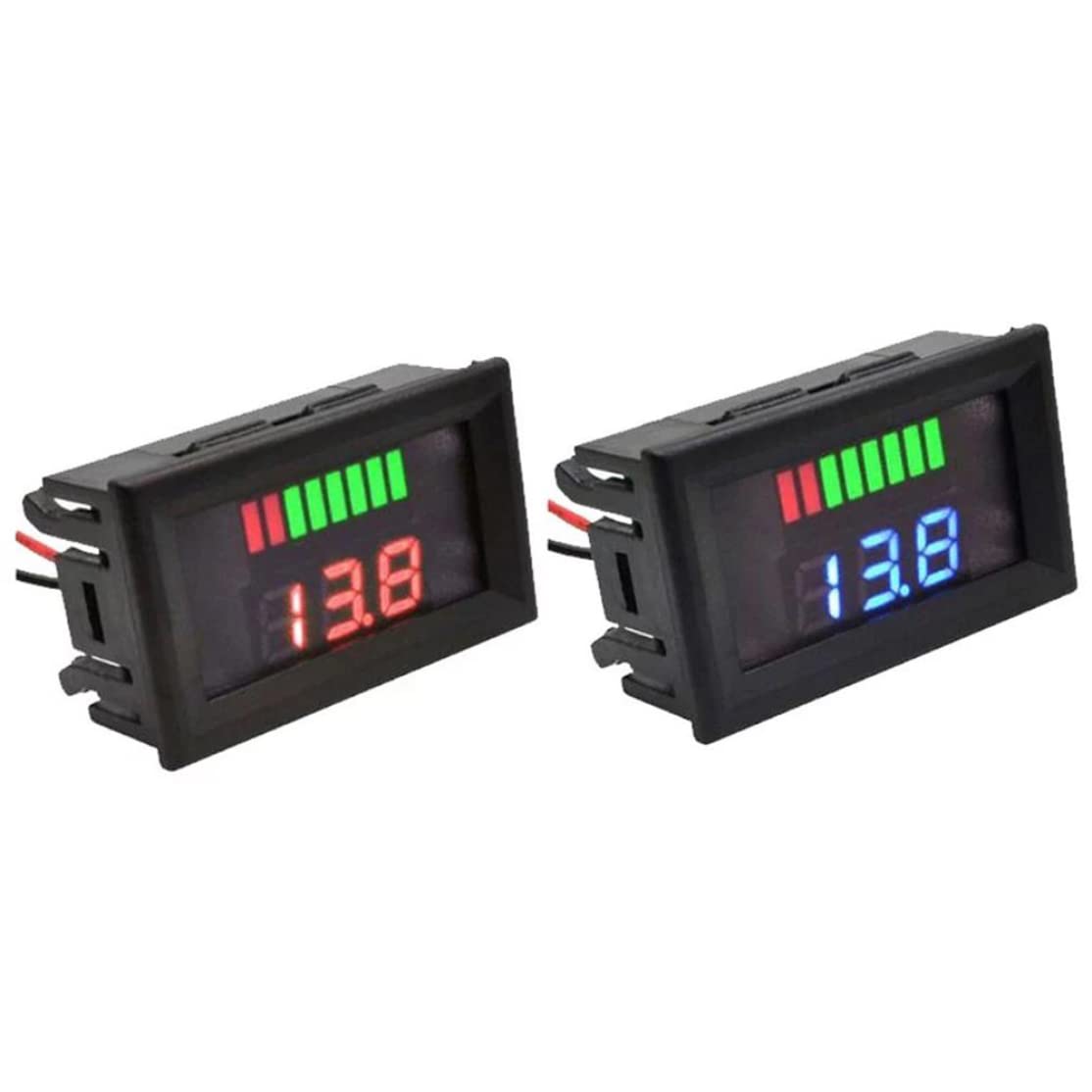 Battery indicator showing compatibility with 12V-72V systems.