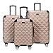 Kenneth Cole REACTION Diamond Tower Reise-Koffer mit 8 Rädern, leicht, erweiterbar, Rose Champagner (Gold) - 5717772R