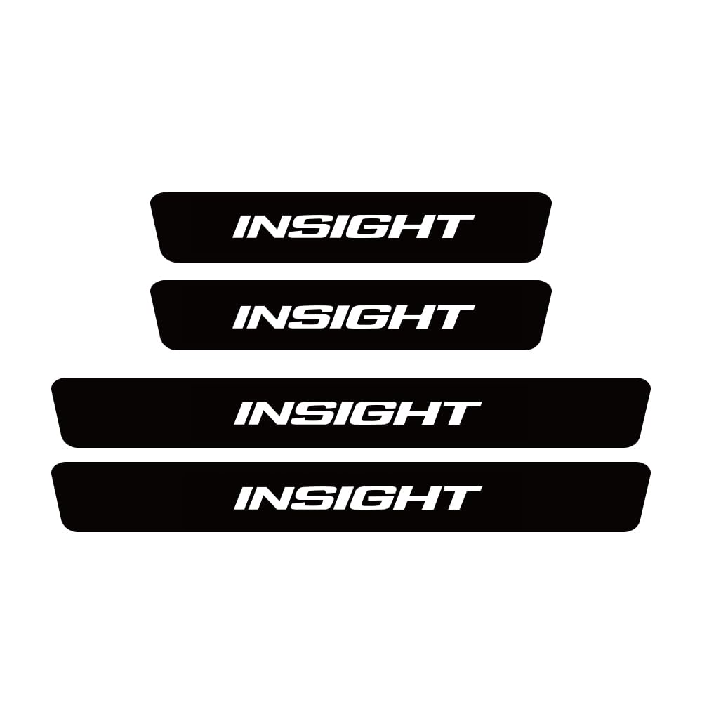 Sdyayfge Normal 4Pcs Kick Plates Car Door Sill Protector,For Insight
