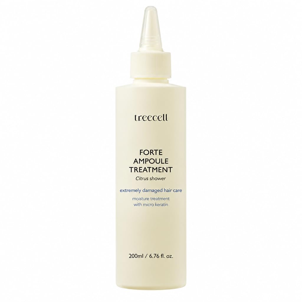 Treecell Forte Ampoule Treatment 200ml (6.76 fl. oz.) | Hair Repair for Dry & Damaged Hair | Strengthens & Hydrates with Amino Acids & Proteins | Smooth, Shiny Hair Restoration