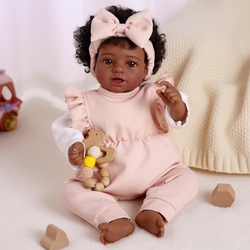 Muñeca Bebé Reborn Realista 20 Pulgadas Cuerpo de Tela y Vinilo miniatura 7