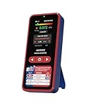 AKSTEST RM-60 Radon Detector with TFT Color Display, Long-Term Radon Monitor for Home, Basement, Audible & Visual Alarms, USB Type-C Rechargeable, pCi/L or Bq/m³