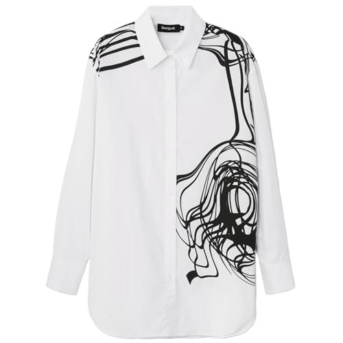 Image of Desigual Women's Woman Woven Shirt Long Sleeve