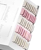 Bible Tabs for Women & Men, Laminated Bible Tabs for Study Bible, Large Print Bible Tabs for Easy Navigation, Bible Index Tabs, 66 Tabs Old & New Testament, Extra 9 Blank Tabs - Sketch Floral