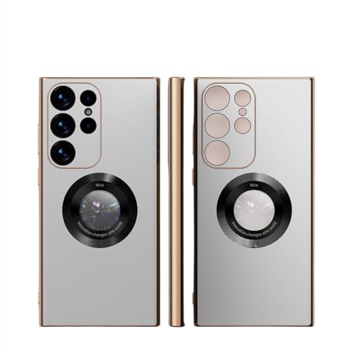 Étui en cuir de placage pour Samsung S23, la protection élégante et magnétique