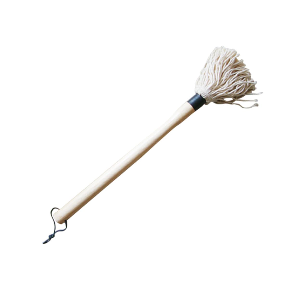 BESPORTBLE Basting Mop for Grill Cotton Fiber Head Long Hardwood Handle Dish Mop for Roasting Grilling Apply Barbeque Sauce Marinade Glazing Tool