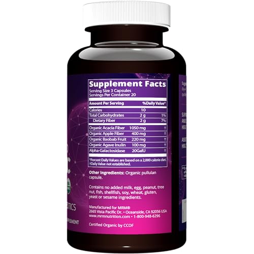 MRM Whole Food Organic Fiber Capsules