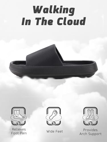 Cloud Slides for Women and Men Pillow Slippers House Slides Shower Sandals | Thick Sole | Ultra Soft | Indoor & Outdoor4