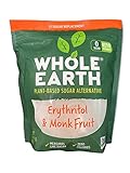 Whole Earth Plant-Based Sugar Alternative, Erythritol & Monk Fruit, 32 Ounce