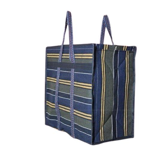 synthetic Organizer Bags Pack of 2 ? Big Size Storage for Wardrobe, Bedding & Household Items MultiMANRAOM