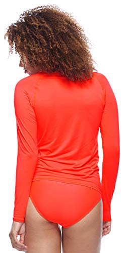 Image of Body Glove Women's Smoothies Sleek Solid Long Sleeve Rashguard with UPF 50+