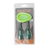 Para aparejos de pesca de carpa, juego de alimentador en línea con 2 comederos y herramienta de liberación de cebo (30 g)