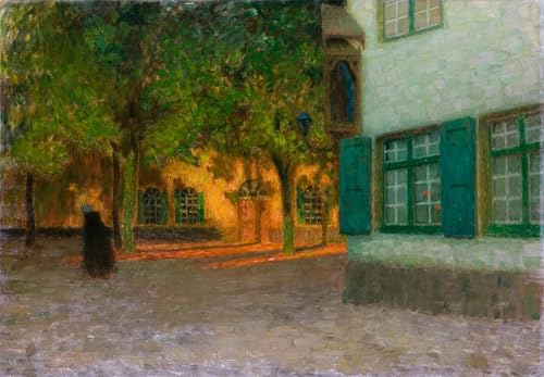 Cuadro Pared Vintage para Salón Grande Poster Henri Le Sidaner Pinturas Famosas 60x90cm