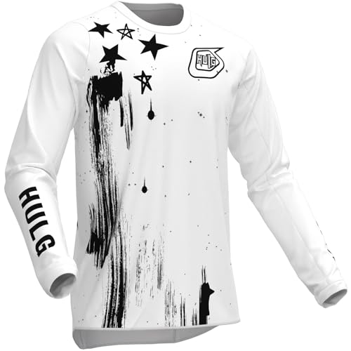Maillot De VTT Et Cyclisme pour Hommes, Hauts De Motocross, Adapté Aux Motos VTT/BMX/Cross-Country Et Autres Sports (Style-11, M)