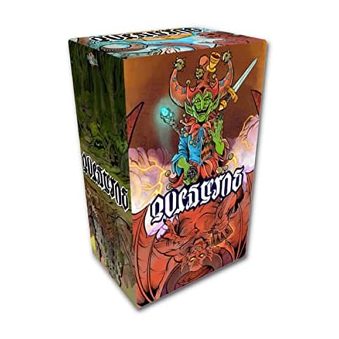 Giga Mech Games Questeros - A Fantasy Themed Tarot Style Card Game for 1-6 Players Cover