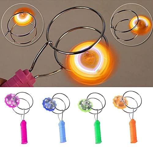 MOKRUSH Gyro YoYo Ball Toys for Kids Gifts, Magnetic Gyro Wheel, LED Colorful Light Flashing Spinning Top, 8.5 cm Plastic, Multi Colors 2