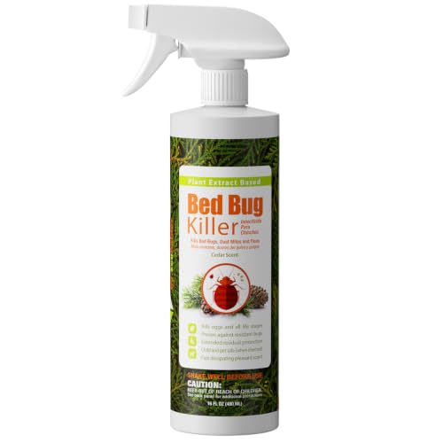 Bed Bug Killer 16 oz EcoVenger by EcoRaider, 100% Kill Efficacy, Bedbugs & Mites, Kills Eggs & The...