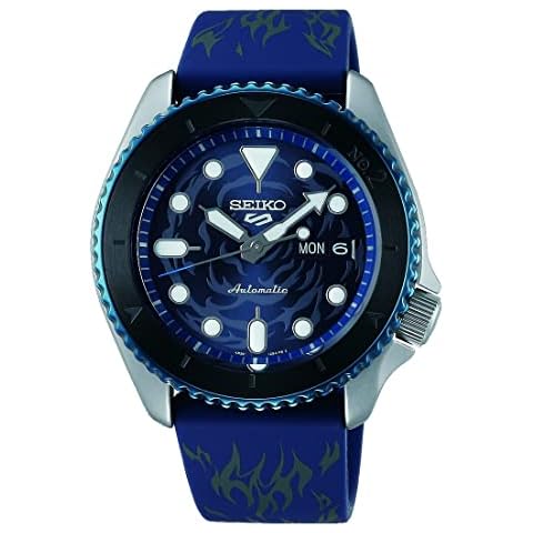 Seiko 5 Sports One Piece ‘Sabo’ Automatic Black Dial Black Silicone Strap SRPH71K1 Cover